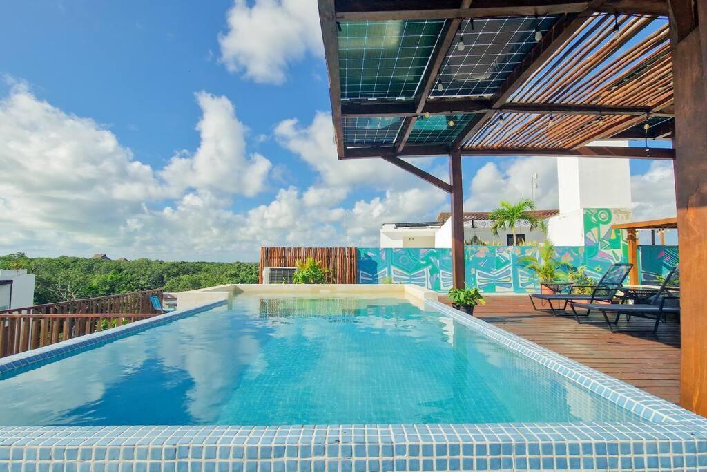 Apartmán Eco-Friendly And Modern Loft 4 By Noox Tulum Exteriér fotografie